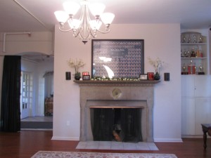 livingroom fireplace