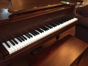 newly refinished piano