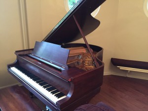 newly refinished piano