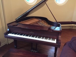 newly refinished piano